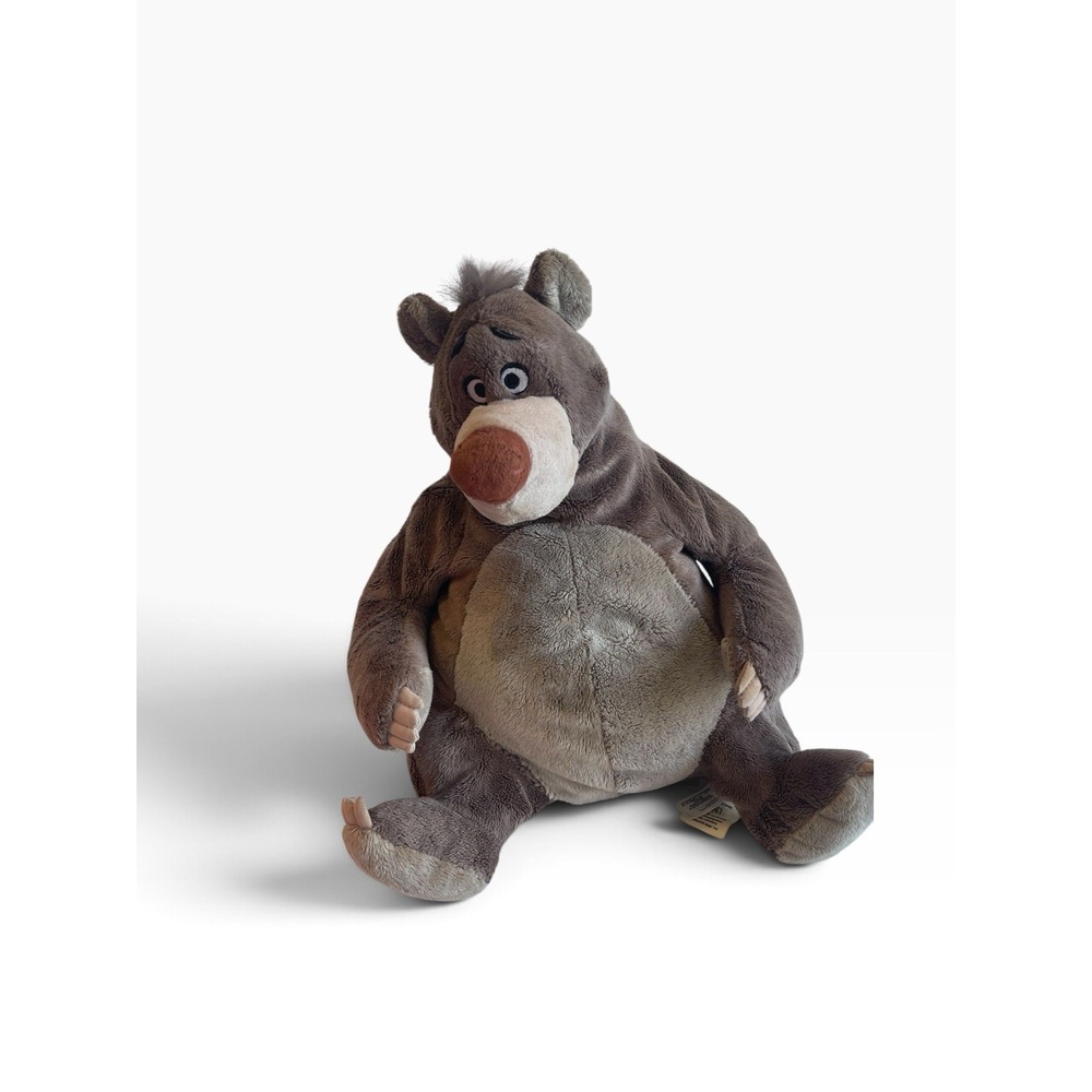 Disney Store Baloo Jungle Book Plush Bear Stuffed Animal Toy Authentic Kidcore